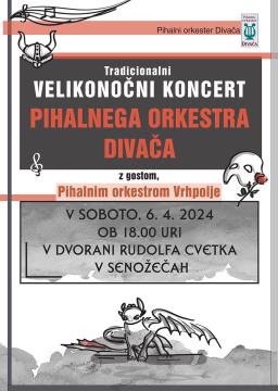 Velikonočni koncert Pihalnega orkestra Divača