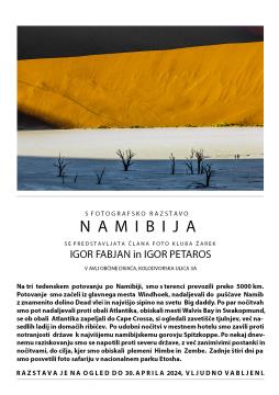 Fotografska razstava Namibija