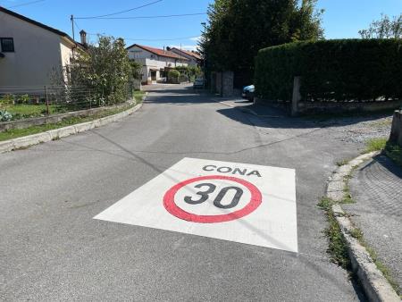 Umirjanje prometa v Gabrovem naselju