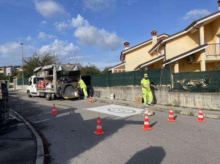 Umirjanje prometa v Gabrovem naselju