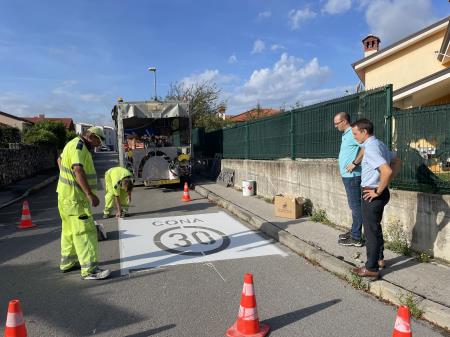 Umirjanje prometa v Gabrovem naselju
