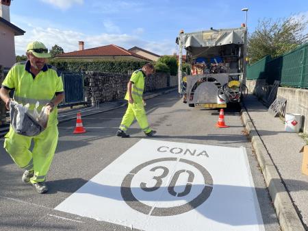 Umirjanje prometa v Gabrovem naselju